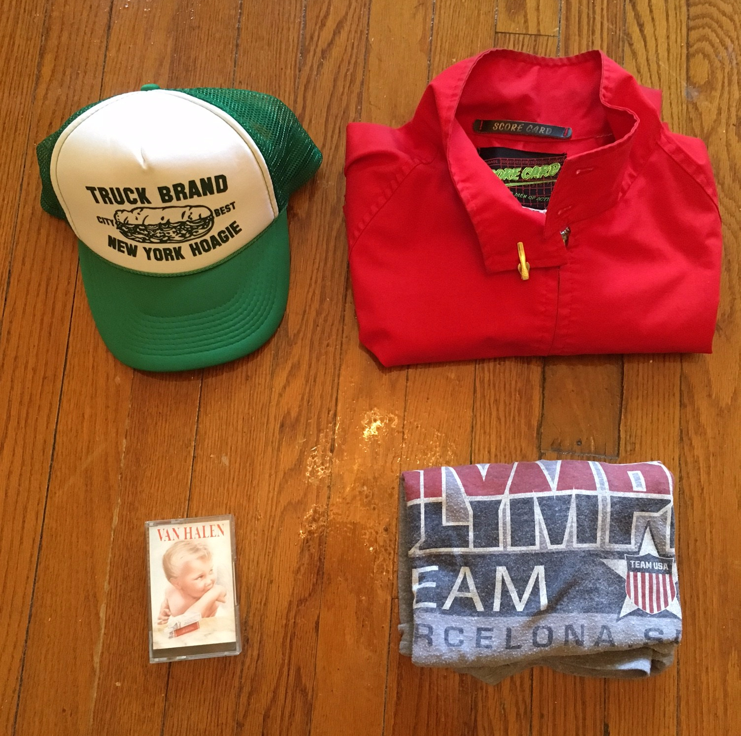 Vintage Trucker Hat, Vintage Golf Jacket